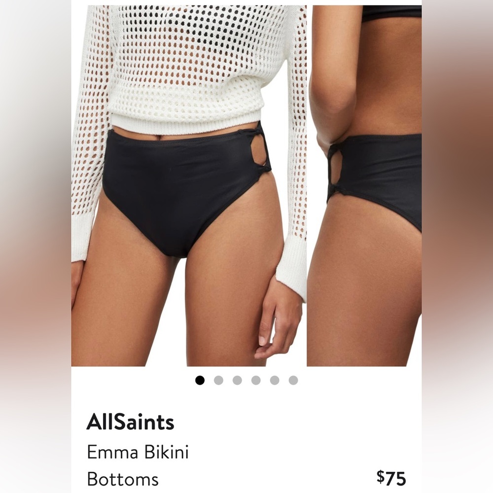 NWT AllSaints Bikini Bottoms SZ L (10)